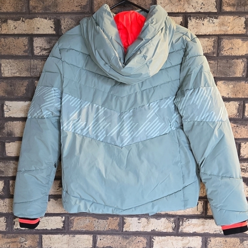 Cc - NWT Killtec houndstooth logo puffer ski jacket - Picture 3 of 14